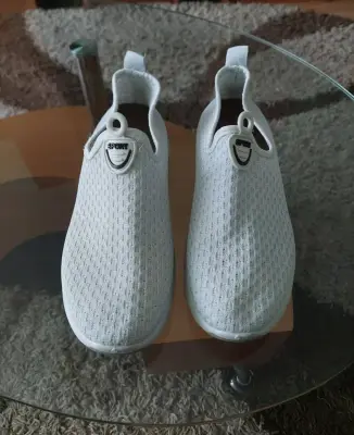Adidași bărbătești tip șosetă, Slip-On, mărimea 41, alb